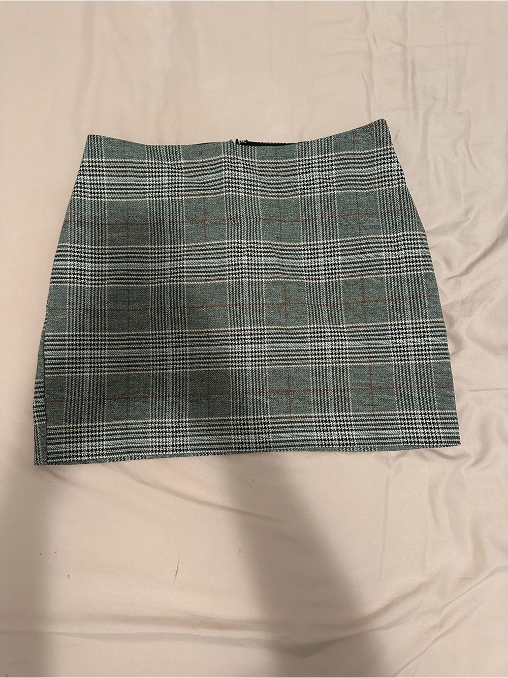 Express Classic Plaid Mini Skirt